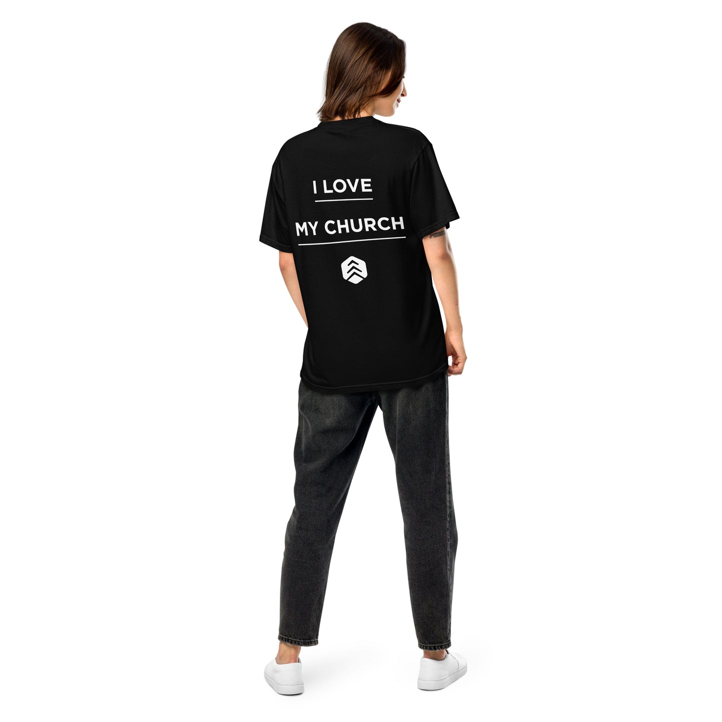 I Love My Church - Unisex garment-dyed heavyweight t-shirt